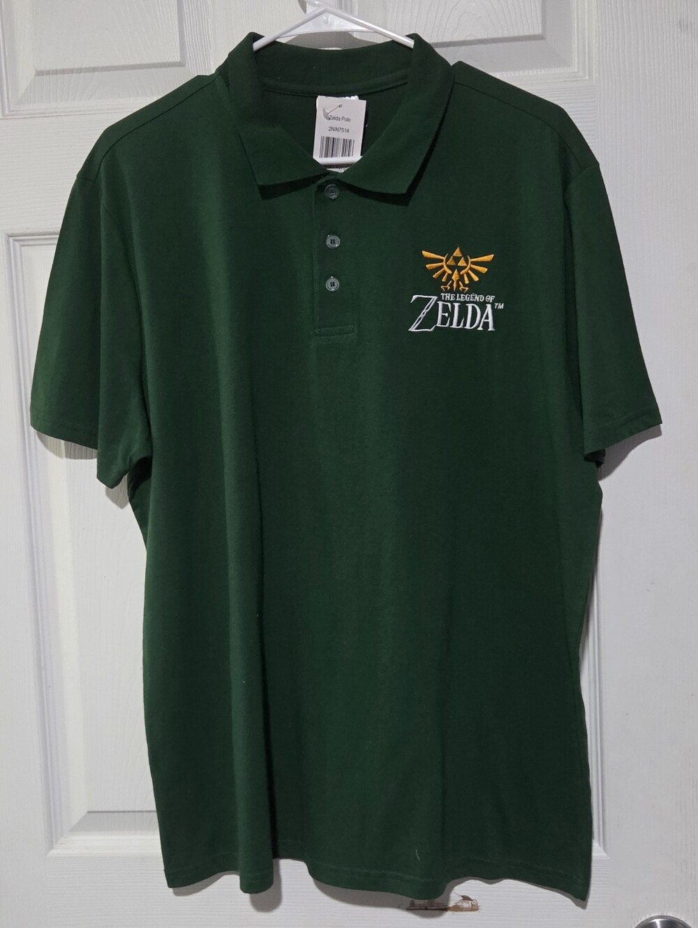 The Legend of Zelda Men's Dark Green Polo Shirt